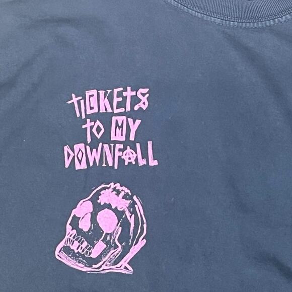 Machine Gun Kelly Welcome To My Downfall Graphic Band T-Shirt Mens Large Black - Picture 4 of 7